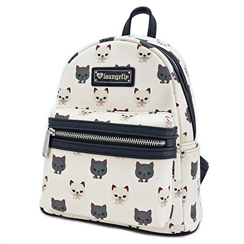 Moody Cat Furry Mini Backpack