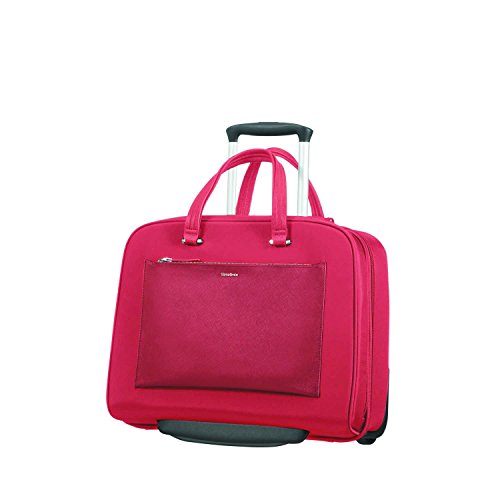 SAMSONITE ROLLING TOTE 15.6" (RED) -ZALIA  Travel Tote, 0 cm, Red