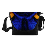 Messenger Bag, Blue Printed Classic Messenger Bag One-side Printing