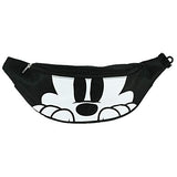 Disney Mickey Mouse Double Pocket Waist Pack, Black