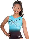 GK Glitz & Glam Gymnastics Leotard - Child Large,blue