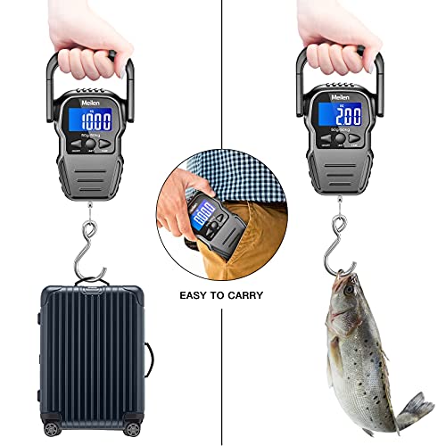 Digital Fishing Scale 110lb/50kg Backlit Lcd Screen Portable