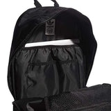 adidas Originals Originals National 3-stripes Backpack, Black/White, One Size