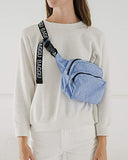 BAGGU Fanny Pack, Fashion Forward and Easy to Carry, Cornflower