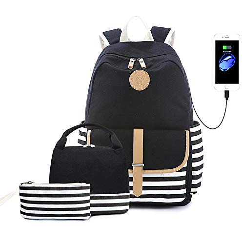 Female Canvas Cute Drawstring College Backpack Fashion Women Laptop Book  Bag Trendy Ladies Backpack Cool Girl Travel School Bags