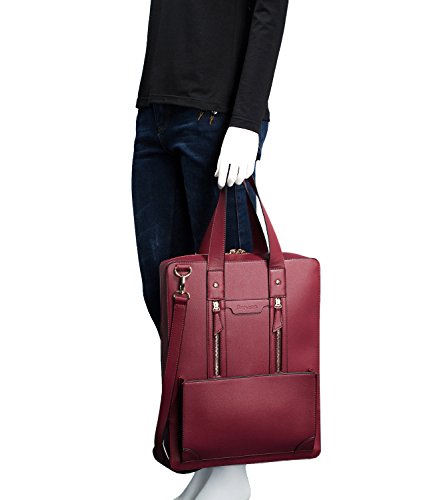  ESTARER Laptop Tote Bag 15.6 Inch, Women Laptop Bag  Water-resistant Canvas Work Bag, Casual Shoulder Bag Handbag Briefcase Purse  for Office/College/Travel : Electronics