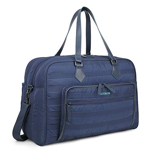 Newshows Canvas Weekender Duffel Bag for Men Women Overnight Travel Tote  Carryon Shoulder Handbag with Luggage Sleeve