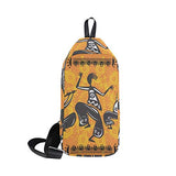 Lovexue Sling Bag African Dancer Figures Womens Chest Shoulder Backpacks Crossbody Tactical Bag