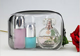 Clear Cosmetic Bag With Zipper Clear Toiletry Bag Waterproof Travel Storage Organizer Carry On