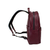 Cloe Uomo Laptop Backpack in Burgundy Red Color