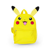 FAB Starpoint Boys' Pikachu 12 Inch Backpack with Extension Ears, Yellow, One Size