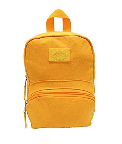 Dickies Canvas Mini Backpack Mustard Solid & Knit Cap Bundle