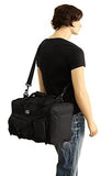 18" 1800cu.in. NexPak Black Tactical Duffel Range Bag TF118