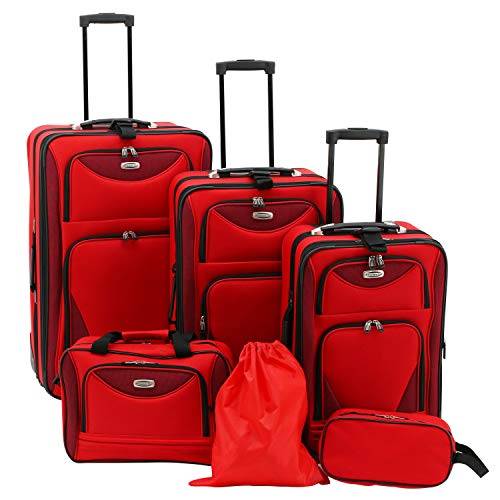 Travel Bags Luggages, 6 Piece Travel Bag