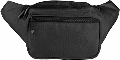 SoJourner Black Fanny Pack Packs for men women Cute Festival Waist Bag Fashion Belt Bags