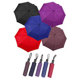 GADIEMKENSD Large 8 Rib Stick Folding Automatic Umbrella Windproof with Auto Open Close Button