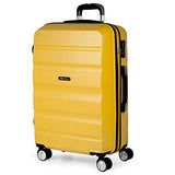 Itaca Elba Suitcase 66 centimeters 64 Yellow (Mostaza)