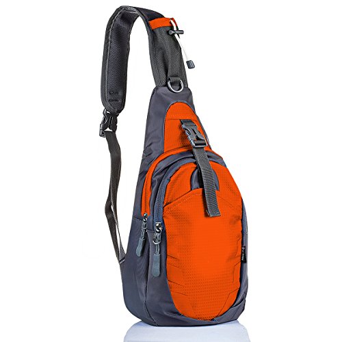Sling Crossbody Backpack, Canvas Multi-Purpose Waterproof Outdoor