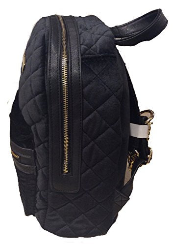 Adrienne Vittadini Studio Black Suave Quilted Backpack - Ships Fast!!!