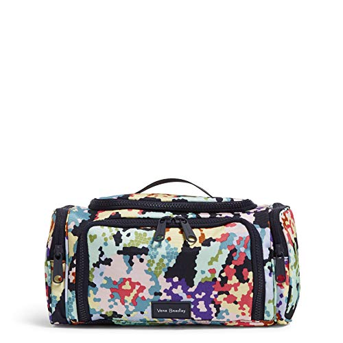 Vera Bradley Women's Cotton Medium Cosmetic Organizer Makeup Bag, Stained  Glass Medallion - Recycled Cotton, One Size : Amazon.in: Beauty