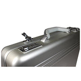 World Traveler European-style Aluminum Silver Laptop Attache Case, One Size