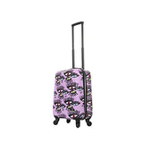 HALINA Bouffants & Broken Hearts Bold Eyes 20" Hard Side Spinner Luggage, Multicolor