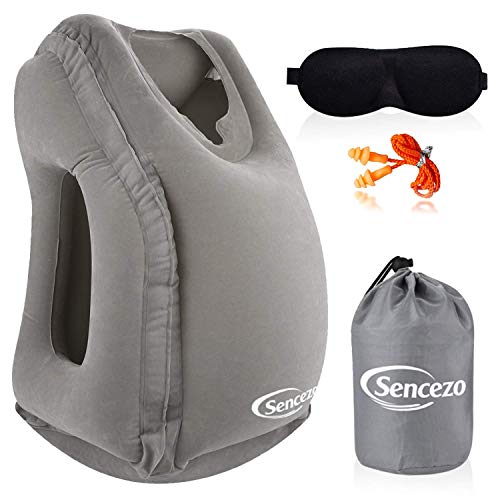 Shop Sencezo Inflatable Travel Pillow Sleep A – Luggage Factory