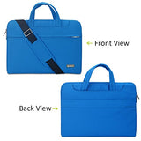 YOUPECK 15.6 Inch Laptop Sleeve Case Messenger Shoulder Bag Padded Nylon Shockproof Waterproof