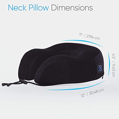 Memory Foam Travel Pillow Airplane Neck Rest & Plane Accessories