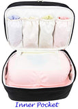 Travel Organizer Underwear Bag - Large Double Layer Packing Storage Bag - Fits Large Bra, Socks,