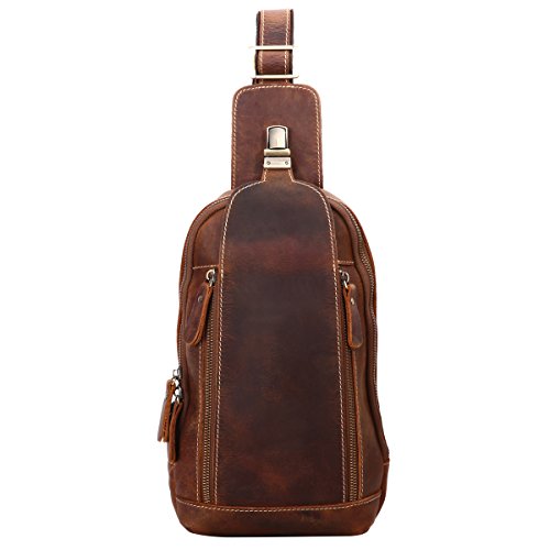 Leather Sling Backpack, Handbags