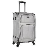 Kenneth Cole Reaction Lincoln Square 24" 1680d Polyester Expandable 4-Wheel Spinner Checked