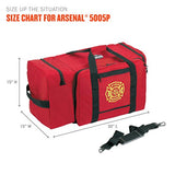 Arsenal 5005P Large Firefighter Rescue Turnout Fire Gear Bag W/ Shoulder Strap & Helmet Pocket