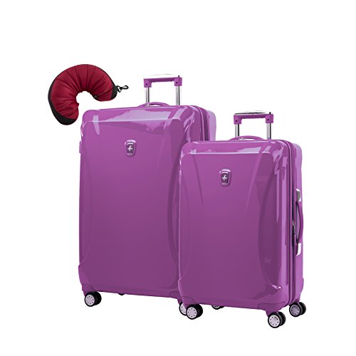 StorageBud 20 inch Hardside Carry-On Expandable Luggage, Front Pocket  Luggage Set Spinner Suitcase Set, Navy Blue