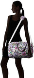 Vera Bradley Iconic Compact Weekender Travel Bag, Signature Cotton, Lavender Meadow