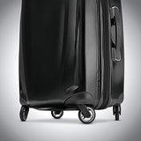 Samsonite Winfield 3 Dlx Hardside Checked Luggage With Double Spinner Wheels, 24-Inch, Black
