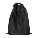 FEESHOW Adult Game Toys Lint Drawstring Storage Bag- Light Weight (Black 5PCS)