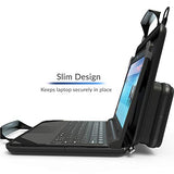 UZBL 11-11.6 inch EVA Always On Work-in Protective Laptop Sleeve and Case with Accessory Pouch,