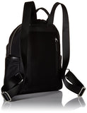 Calvin Klein Tanya Nylon Backpack, Black/Silver, One Size