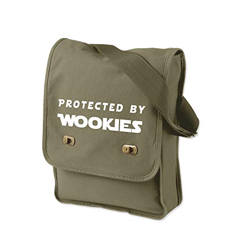 Shop Funny Protected by Wookies Star Wars Ins Luggage Factory