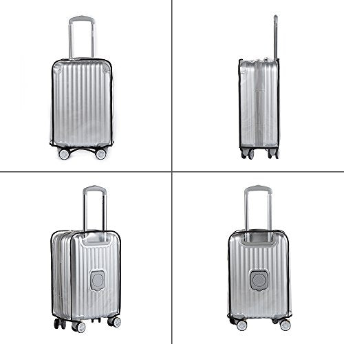  Klmsscxy Luggage Cover Suitcase Cover Protector Luggage  Protector Suitcase Cover Clear Luggage Cover Trunk Luggage Covers for  Suitcase (Transparent, 32inch)