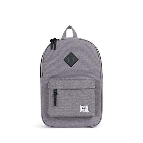 Herschel Heritage Volume Backpack Mid Grey Crosshatch One Size