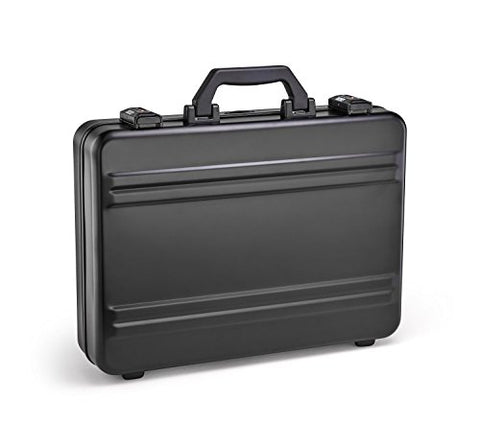 Zero Halliburton Premier Standart Aluminum Attache Case In Black