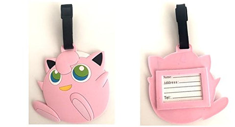 Pokemon Jigglypuff Rubber Luggage / Backpack Tag