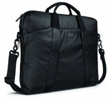 BUILT City Collection 16-Inch Slim Laptop Bag, Black