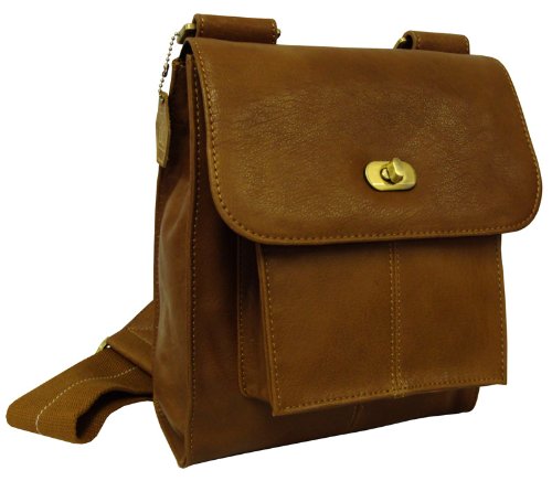 Gorgeous Leather Antony Messenger Bag (1832-2) (Brown)