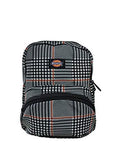 Dickies Plaid Mini Backpack Black Glen Plaid & Knit Cap Bundle