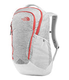 The North Face Women's Women's Vault Backpack Tin Grey Dark Heather/Spiced Coral One Size