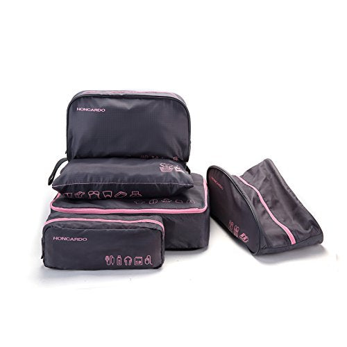 5Pcs Set Waterproof Travel Storage Bags Clothes Packing Carrying Bag Luggage  Organizer Storage Bag