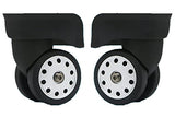 Liaozy888 Replacement Luggage Wheels W046# L Size (Di Long) Replacement Luggage Wheel/Wheels for suitcases (A Pair/Set)